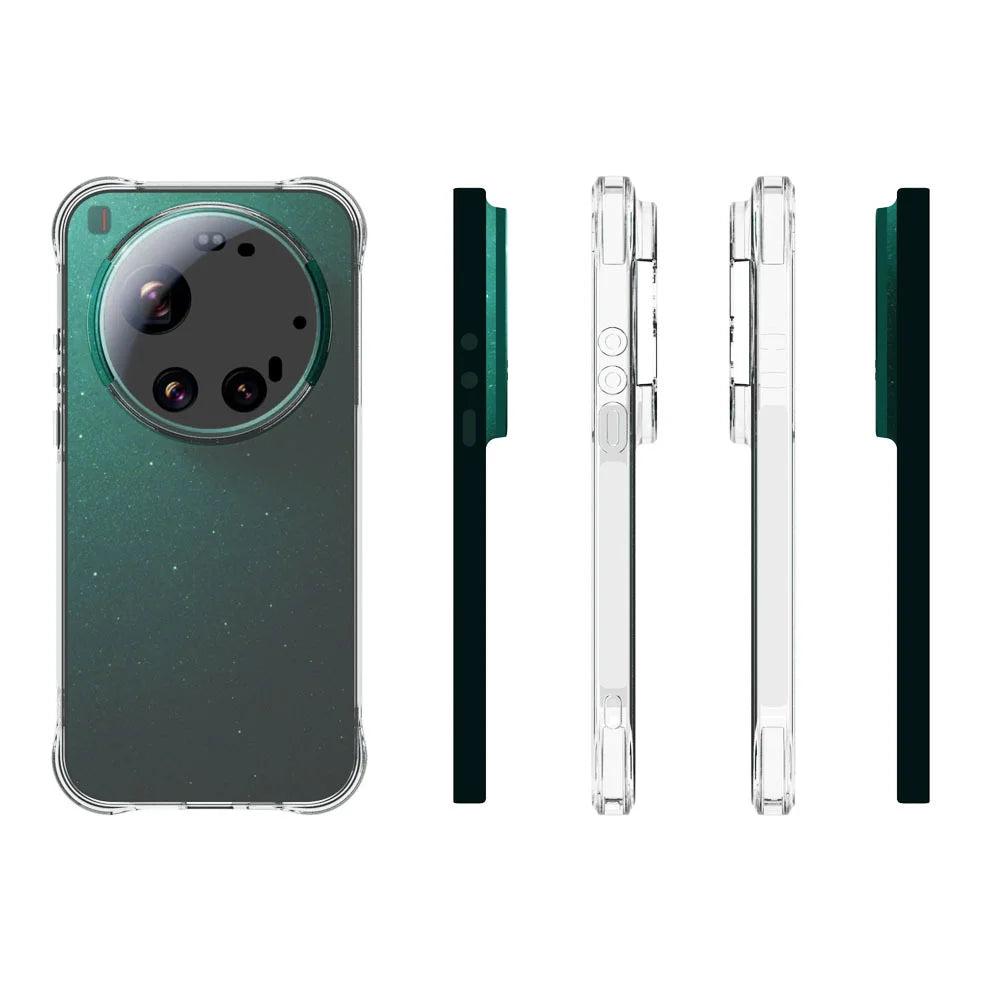 WANLONFENG For Xiaomi 17 Ultra 5G Case  WL Series 2.0mm TPU Phone Cover with Tempered Glass Film - Transparent - 3