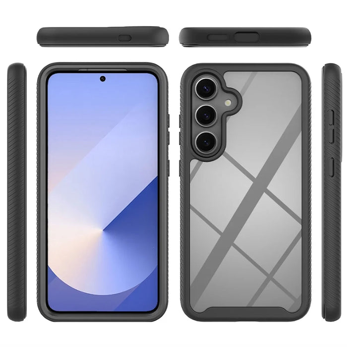 For Samsung Galaxy S26 Case Anti Drop 2 in 1 PC + TPU Phone Cover - Black - 6
