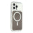 For iPhone 16 Pro Case Compatible with MagSafe Clear Glitter Shockproof TPU Acrylic Phone Cover - Black - 1