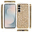 For Samsung Galaxy S26+ Case Electroplating TPU + PC Sparkling Glitter Phone Back Cover - Gold - 5