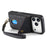 For iPhone 17 Pro Max Case with Card Holder Kickstand Leather Phone Back Cover - Black - 4