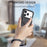 For iPhone 17 Pro Max Case with Card Holder Kickstand Leather Phone Back Cover - Black - 7