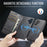 AUTSPACE A05 For iPhone 16 Case Wallet Stand Detachable Leather Magnetic Phone Cover - Black - 3