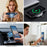 AUTSPACE A05 For iPhone 14 / 13 Case Wallet Stand Detachable Leather Magnetic Phone Cover - Blue - 7