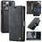 AUTSPACE A05 For iPhone 13 Pro Case Wallet Stand Detachable Leather Magnetic Phone Cover - Black - 1