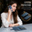 AUTSPACE A05 For iPhone 12 Pro Max Case Wallet Stand Detachable Leather Magnetic Phone Cover - Blue - 4