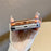 For iPhone 17 Pro Max Case Compatible with MagSafe Clear Acrylic TPU Shockproof Phone Cover with Kickstand - Orange - 5