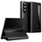 For Samsung Galaxy Z Fold7 5G Case Smart View Window Leather Phone Cover - Black - 1