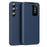 For Samsung Galaxy S26 Case with Card Holder Smart View Window Leather Phone Cover - Sapphire - 1