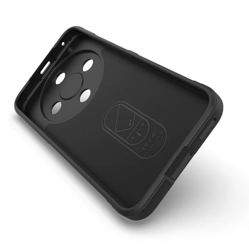 WANLONFENG For Honor Magic8 Lite 5G / Honor X70 5G / Honor X9d 5G TPU Case  HD Series Anti Slip Phone Cover with Tempered Glass - Black - 2