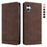 For Samsung Galaxy A08 5G / A08 4G / A07 4G Case RINACASIS RC23 RFID Blocking Wallet Stand PU Leather Phone Cover - Brown - 1