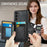 CASEME For Samsung Galaxy A54 5G Magnetic Case  ME80 Series Leather PC TPU Phone Cover with Detachable Wallet - Black - 4