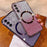 For Samsung Galaxy S26 Magnetic Case Electroplated Gradient Glitter TPU Phone Cover - Rose Gold - 3