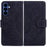 For Samsung Galaxy A37 5G Case Tiger Imprint Leather Wallet Phone Cover - Black - 1