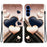For Samsung Galaxy A37 5G Leather Case Stand Wallet Pattern Printing Phone Cover with Wrist Strap - Love - 1