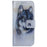 For Samsung Galaxy A57 5G Wallet Case Pattern Print Leather Phone Cover - Wolf - 6