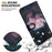 For Samsung Galaxy A57 5G Wallet Phone Case Anti-Drop Pattern Printing Leather Flip Cover with Strap - Purple Peony - 4