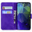 For Samsung Galaxy A57 5G Case Solid Color Leather Wallet Phone Cover - Purple - 2