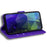 For Samsung Galaxy A57 5G Case Solid Color Leather Wallet Phone Cover - Purple - 3
