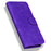 For Samsung Galaxy A57 5G Case Solid Color Leather Wallet Phone Cover - Purple - 5