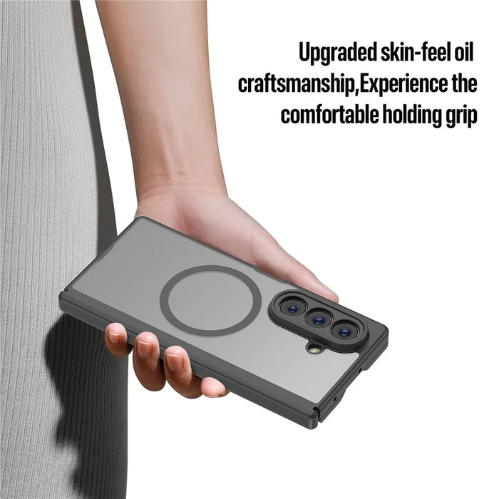 DUX DUCIS Expn Series For Samsung Galaxy Z Fold7 5G Magnetic Case PC + TPU Phone Back Cover - Black - 6