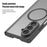 DUX DUCIS Expn Series For Samsung Galaxy Z Fold7 5G Magnetic Case PC + TPU Phone Back Cover - Black - 7