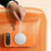 For iPhone Air Case Compatible with MagSafe Rotating Kickstand Litchi Texture PC TPU Phone Cover - Orange - 7