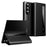 For Samsung Galaxy Z Fold6 5G Case Smart View Window Leather Phone Cover - Black - 1