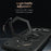 For iPhone 16 Pro Case Hexagonal Kickstand Shockproof TPU PC Matte Phone Cover with Integrated Scale Hook - Black - 2