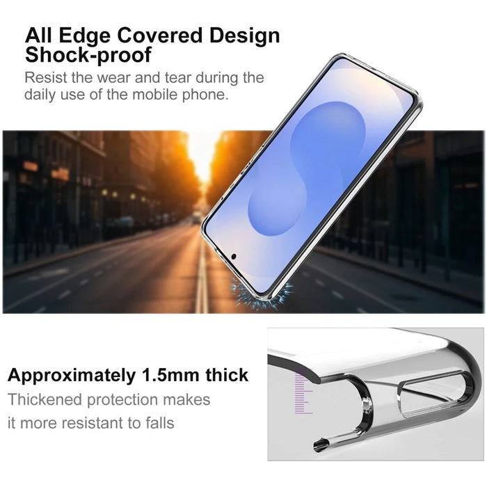IMAK UX-10 Series For Samsung Galaxy S26+ Phone Case Soft TPU Mobile Back Cover - Transparent - 4