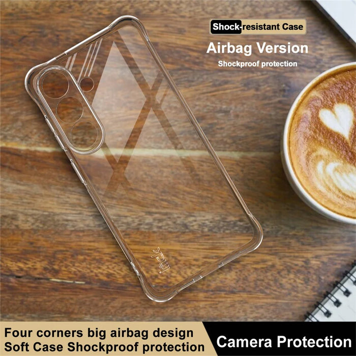 IMAK For Samsung Galaxy S26 Case TPU Phone Cover Airbag Shockproof Protection - Transparent - 3