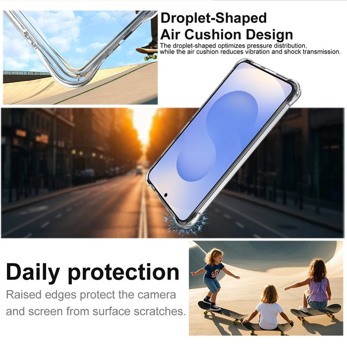 IMAK For Samsung Galaxy S26 Case TPU Phone Cover Airbag Shockproof Protection - Transparent - 4