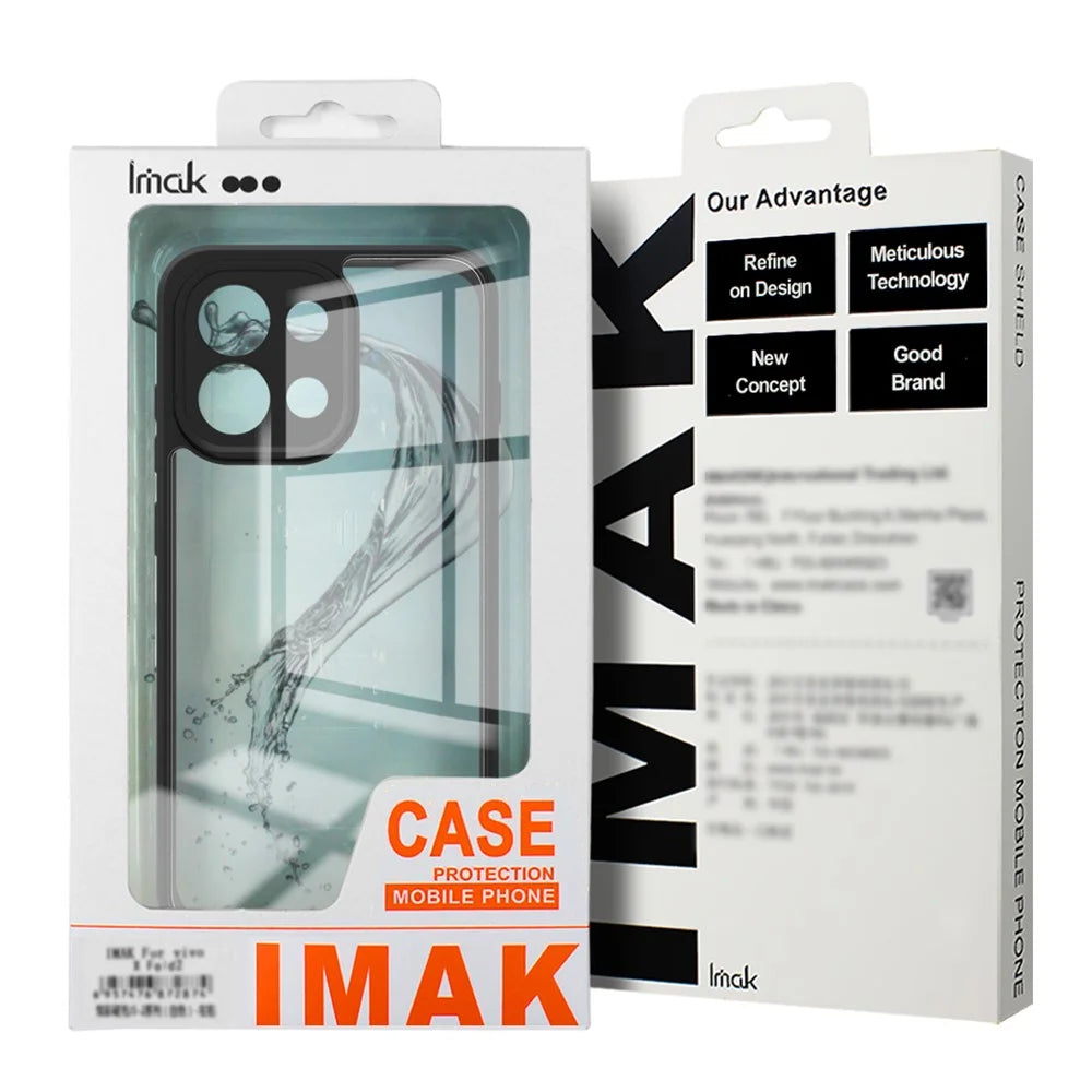 IMAK UX-9A Series For Samsung Galaxy A57 5G Case TPU PC Phone Cover Reinforced Corners - Transparent - 7