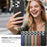 For iPhone 12 Pro Max Magnetic Case Cloth Texture PC + TPU + PU Leather Anti-Scratch Phone Cover Compatible with MagSafe - Black - 5