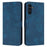 Phone Case For Samsung Galaxy S26 Solid Color Leather Wallet Protective Phone Cover - Blue - 1