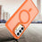 For Samsung Galaxy A34 5G Magnetic Case Foldable Kickstand Matte PC + TPU Phone Cover - Orange - 6