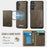 CASEME For Samsung Galaxy S26+ Magnetic Case  ME80 Series Leather PC TPU Phone Cover with Detachable Wallet - Coffee - 4