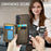 CASEME For Samsung Galaxy S26+ Magnetic Case  ME80 Series Leather PC TPU Phone Cover with Detachable Wallet - Coffee - 7