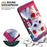 For Samsung Galaxy S26+ Leather Case Stand Wallet Pattern Printing Phone Cover with Wrist Strap - Rose Cat - 6