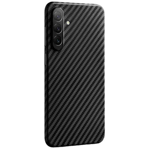 X-LEVEL For Samsung Galaxy S26 Case Carbon Fiber Texture Hard PC Phone Cover Anti Shock - Black - 1