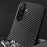 X-LEVEL For Samsung Galaxy S26 Case Carbon Fiber Texture Hard PC Phone Cover Anti Shock - Black - 6