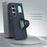 For Samsung Galaxy S26 Case Customizable Smart Key Control Wristband Kickstand PC + Silicone Phone Cover - Sapphire - 2