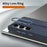 For Samsung Galaxy S26 Case Customizable Smart Key Control Wristband Kickstand PC + Silicone Phone Cover - Sapphire - 7