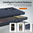 For Samsung Galaxy S26 Ultra Case Customizable Smart Key Control Wristband Kickstand PC + Silicone Phone Cover - Sapphire - 5