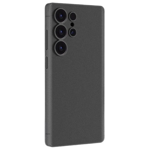 X-LEVEL Wings II Series For Samsung Galaxy S26 Ultra Case Hard PP Matte Phone Cover 0.18mm Ultra-Thin - Transparent Black - 1