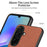 For Samsung Galaxy S26+ Case Leather Phone Back Cover with Cloth Texture - Brown - 4