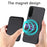 For Samsung Galaxy S26 Magnetic Case Detachable Card Holder Phone Back Cover - Black - 3