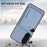 For Samsung Galaxy S26+ Magnetic Case Detachable Card Holder Phone Back Cover - Blue - 4