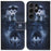 For Samsung Galaxy S26 Ultra Wallet Case Pattern Print Leather Phone Cover - Dog and Wolf - 1