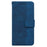 For Samsung Galaxy S26 Ultra Case Geometry Pattern Leather Wallet Phone Cover with Wrist Strap - Blue - 6